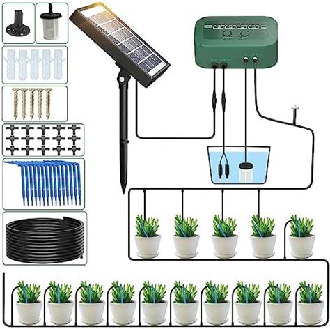 Automatic Drip Irrigation Kit Self Watering System With Timer And Usb