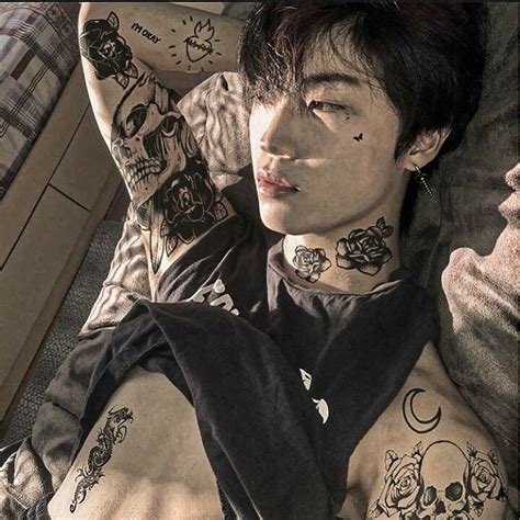 Asian Boy Ulzzang Boy Asians With Tattoos Men Cute Asian Guys Boy With Tattoos