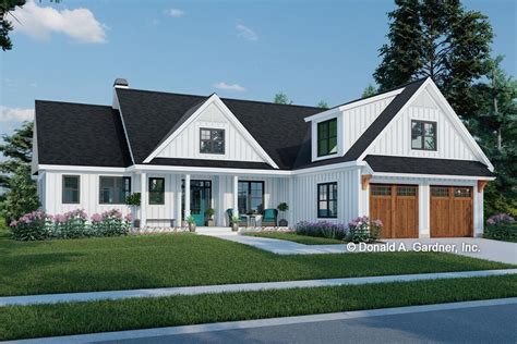 Bed Craftsman House Plan With Bonus Room Gdn Architectural