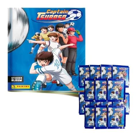 Lbum De Estampas Captain Tsubasa Sobres Panini Meses Sin Intereses