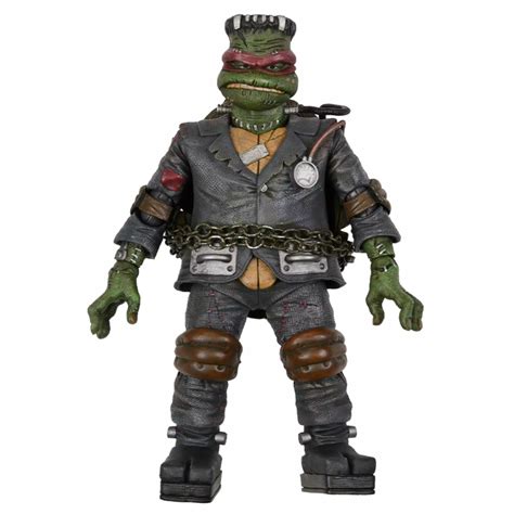 Universal Monsters X Tmnt Raphael As Frankensteins Monster Robot Negro