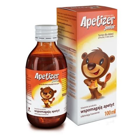 Sirop pentru copii, Apetizer Junior, 100 ml - eMAG.ro