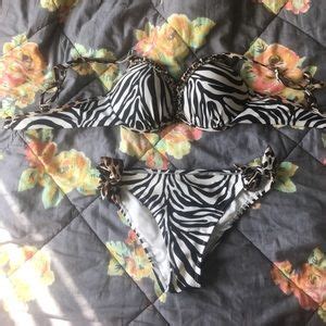 Swim Zebra Print Bikini Poshmark
