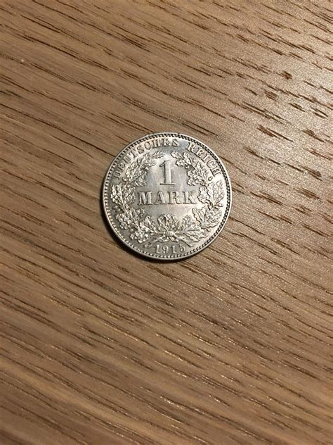 Silver 1 Mark From The German Empire 1915 Rcoins