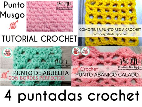 Puntadas A Crochet Explicadas Paso A Paso