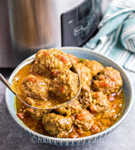 Slow Cooker Coconut Curry Meatballs Manila Spoon