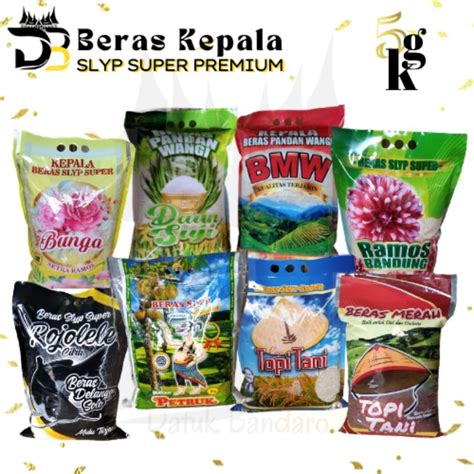 Jual Beras Pandan Wangi Bmw Kg Daun Suji Rojolele Bunga Ramos Petruk