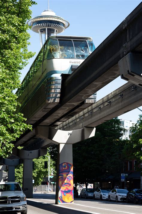 Murals on the Monorail Columns for MLB All-Star Week (July 7-11, 2023 ...