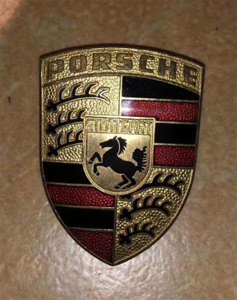 Embl Me Capot Insigne Porsche Vintage Badge