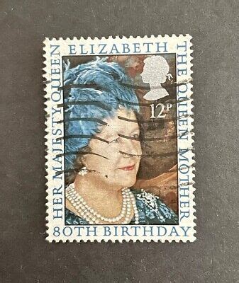 British Stamps Queen Elizabeth Ii P Queen Mother Th Birthday