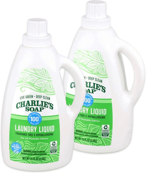 Amazon Charlies Soap Laundry Liquid Loads Pack Natural