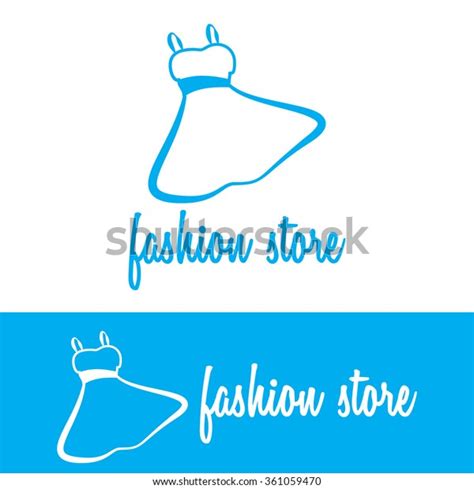 Vector Dress Logo Fashion Store Logo Stock Vector Royalty Free