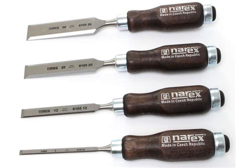 Narex Bevel Edge Firmer Chisel Set 4 Piece Toolnut