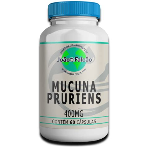 Mucuna Pruriens 400mg 60 Cápsulas