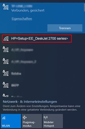 Einrichtung Des Hp Druckers Wlan Netzwerk Hp Support