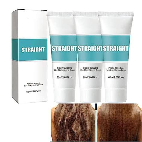 Pre Order 3pcs Hair Straightener Creamprotein Silk And Gloss Hair