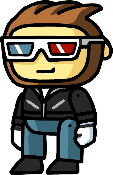 Scribblenauts Flux With 3d Glasses Transparent Png Stickpng