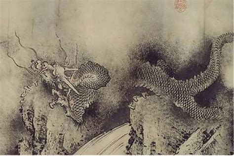 Ancient Chinese Dragon Painting