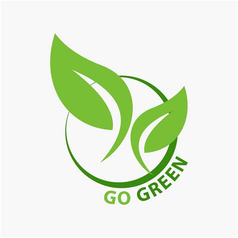 Go Green Logo Template 5862240 Vector Art at Vecteezy