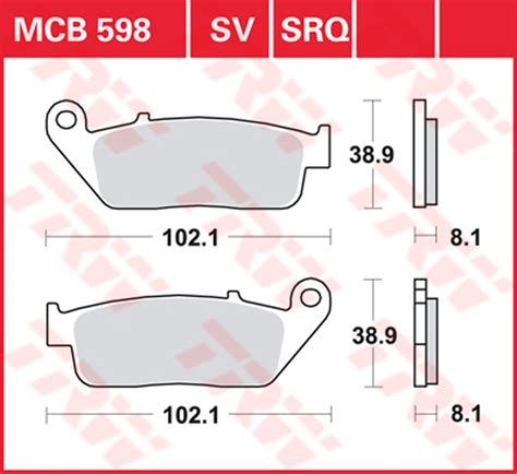 Trw Trw Sintermetall Trq Bremsbel Ge Mit Stra Enzulassung