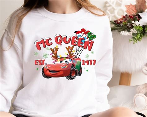 Cars Lightning Mcqueen Est Christmas Lights Pixar Disn E Y Unisex