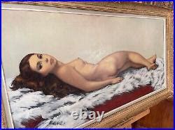 Huile sur toile Blog Archive Grand Tableau Ancien Encadré Huile Sur