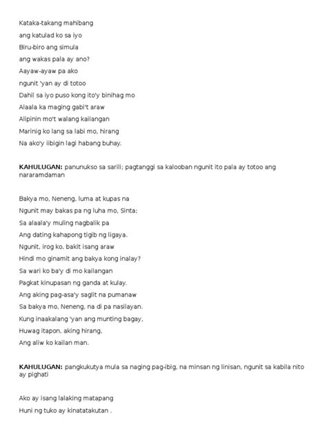Halimbawa Ng Tulang Panudyo Philippin News Collections