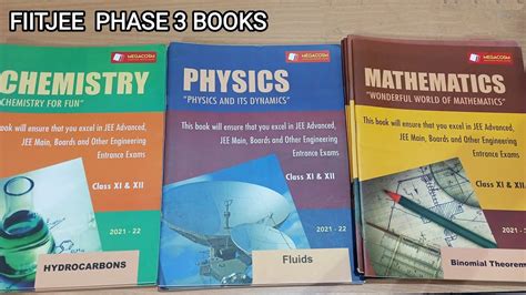 Fiitjee Class Study Material Fiitjee Phase Books For Jee Mains