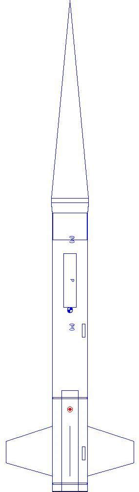 Cosmodrome Rocketry Nike Smoke Rocksim Design File