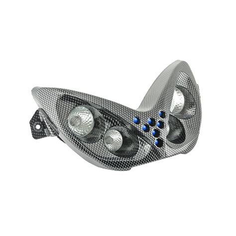 Doble Optica MBK NITRO YAMAHA AEROX TNT Original Con LEDS Simil