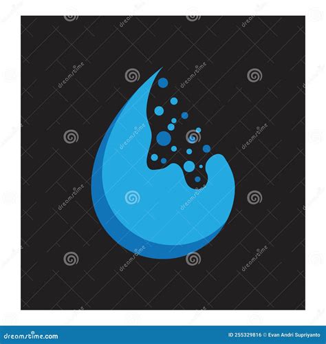 Illustration De Goutte D Eau Logo Vectoriel Illustration De Vecteur