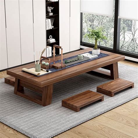 Amazon FMXYMC Japanese Floor Table Rectangular Japanese Style