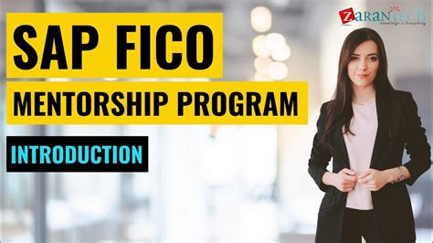 Discover The Secrets Of Sap Fico With Expert Mentorship Zarantech Youtube