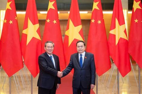 Parlamentspr Sident Tran Thanh Man Trifft Chinas Premierminister Li Qiang