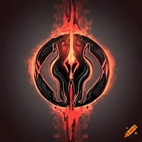 Clan Emblem For Warframe Game Demon Crew With Black And Red Colors On Craiyon