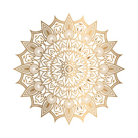 Luxury Ornamental Mandala Vector Art Png Luxury Gold Mandala