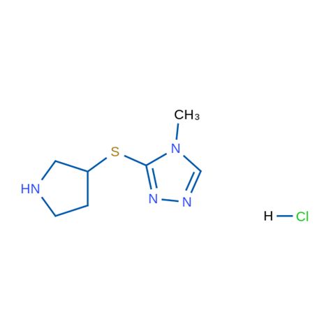 Methyl Pyrrolidin Ylsulfanyl H Triazole