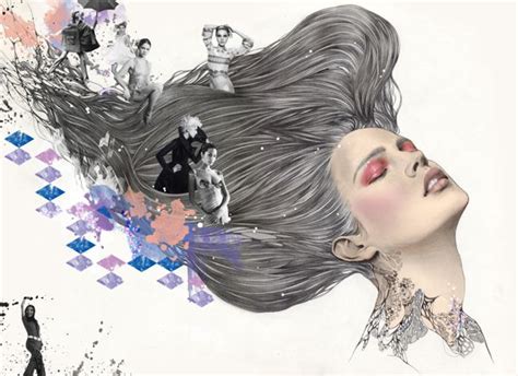 Natalia Vodianova By Sohyeon Kim Via Behance Face Illustration