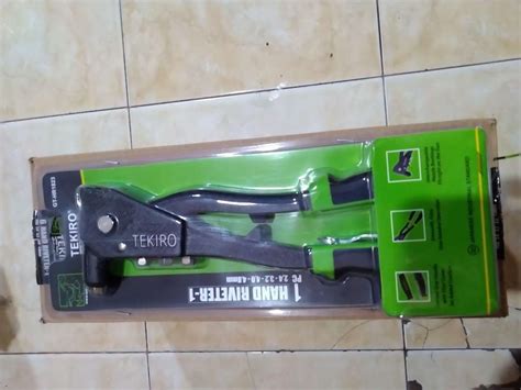 Jual TEKIRO Tang Rivet HITAM Hand Riveter ORIGINAL Di Seller JU Shop