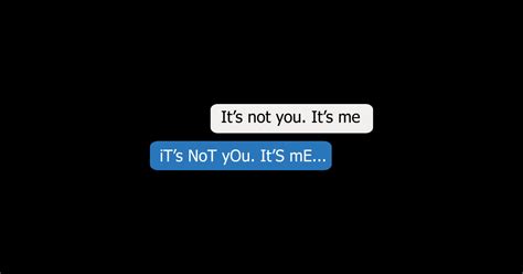 Chat It S Not You Its Me Memes Its Not You Its Me Sticker Teepublic