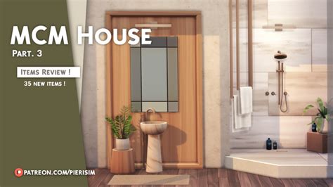 MCM House Part 3 Pierisim Mcm House Sims House Sims