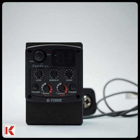 Jual Preamp Equalizer Cherub G Tone Gt Pickup Gitar Akustik