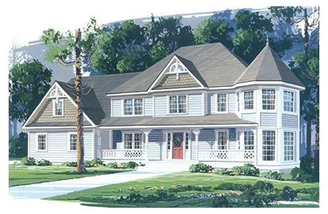 Victorian Style House Plan 4 Beds 4 5 Baths 5250 Sq Ft Plan 132 175 House Plans Victorian