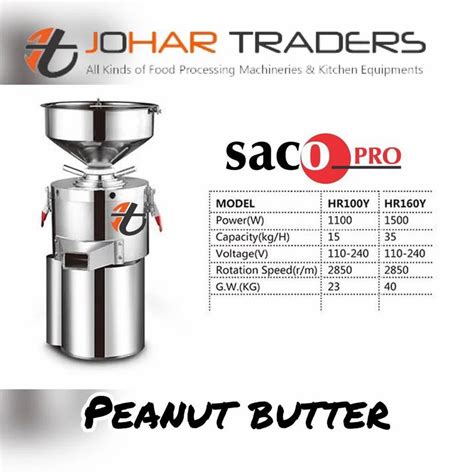 Semi Automatic Peanut Butter Machine Single Phase At Rs 25000 In Kolkata