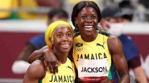 Jamaican Sprinting Queens Shelly Ann Fraser Pryce And Shericka Jackson