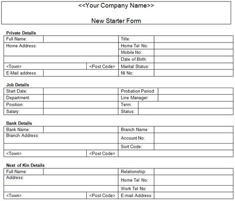 Employee Profile Template Free Download - Nisma.Info