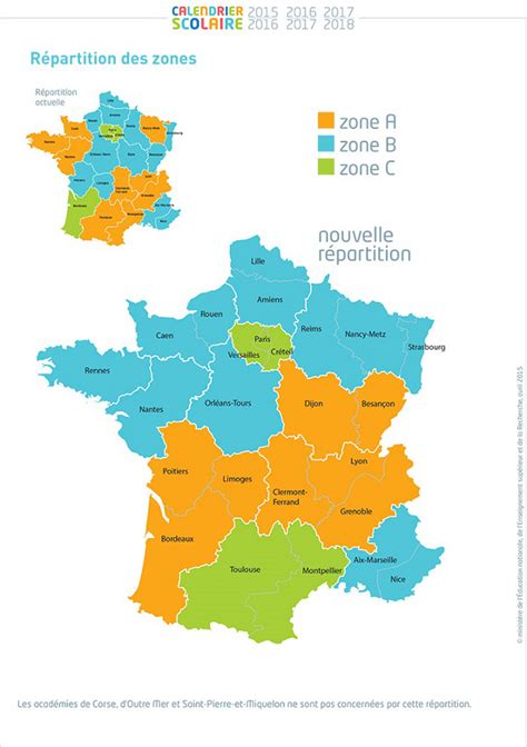 Carte Des Vacances Scolaires Zones Et Calendrier 2014 2015