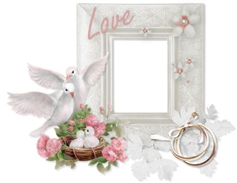 Cadre Mariage Png Cluster Wedding Frame Png