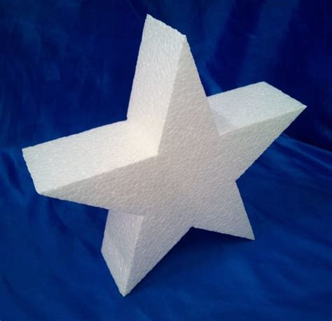 Thick Polystyrene Stars Polystyrene Letters