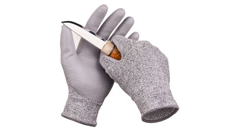 G Hppe Pu Coated Blade Proof Cut Resistant Safety Work Hand Gloves